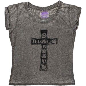 Black Sabbath Ladies Burnout T-Shirt