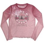 Guns N’ Roses Ladies Long Sleeve Crop Top