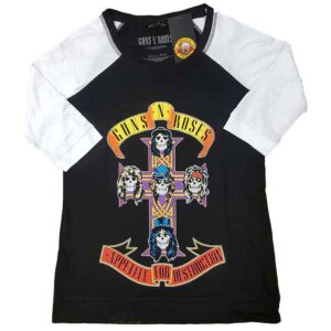 Guns N' Roses Ladies Raglan T-Shirt