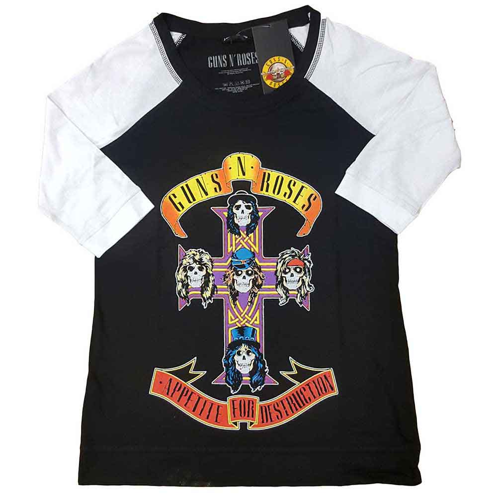 Guns N' Roses Ladies Raglan T-Shirt