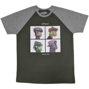 Gorillaz Unisex Raglan T-Shirt