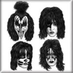 KISS Fridge Magnet