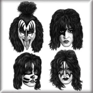 KISS Fridge Magnet