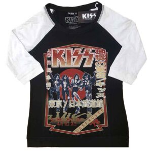 KISS Ladies Raglan T-Shirt