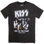KISS Unisex Stone Wash T-Shirt
