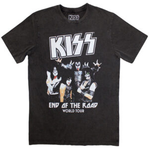 KISS Unisex Stone Wash T-Shirt