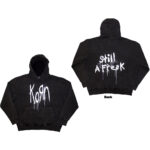 Korn Unisex Stone Wash Pullover Hoodie