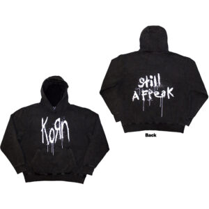 Korn Unisex Stone Wash Pullover Hoodie