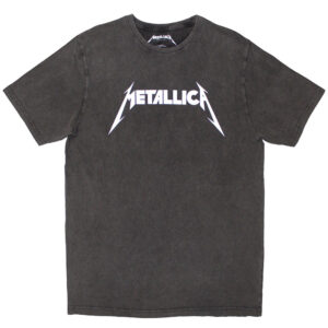 Metallica Unisex Stone Wash T-Shirt