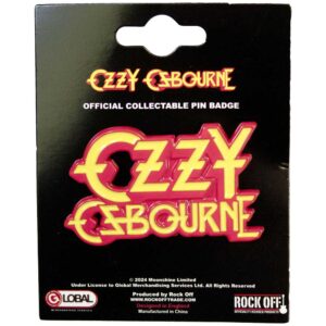 Ozzy Osbourne Pin Badge
