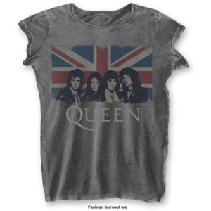 Queen Ladies Burnout T-Shirt