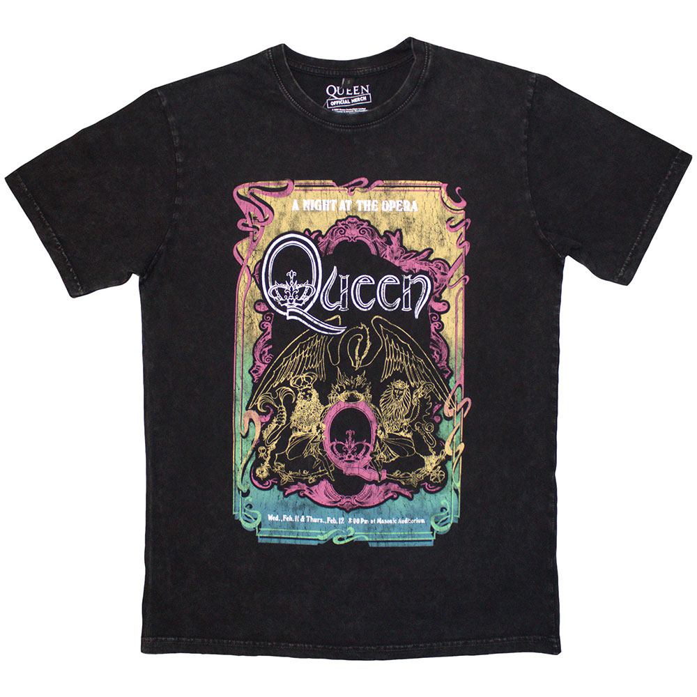 Queen Unisex Stone Wash T-Shirt