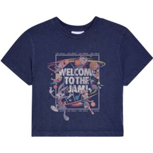 Space Jam Ladies Crop Sweatshirt
