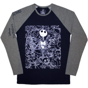 The Nightmare Before Christmas Unisex Raglan T-Shirt