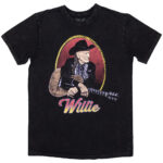 Willie Nelson Unisex Stone Wash T-Shirt