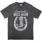 Willie Nelson Unisex Stone Wash T-Shirt