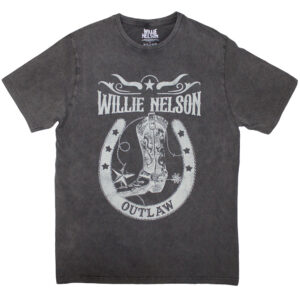 Willie Nelson Unisex Stone Wash T-Shirt